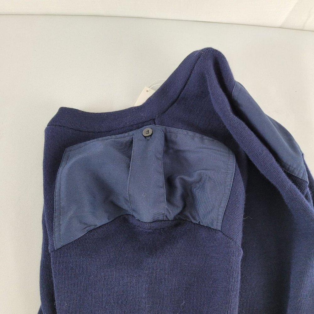 Wool sweater pullover jumper Eppaulets pilot patrol Military Commando Size 16 - Picture 6 of 12